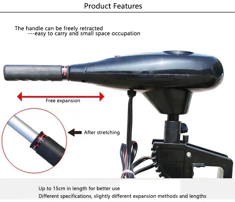 Yeni Model Elektrikli Dıştan T - Fishing Boat Trolling Motor incelemesi ve fiyatı